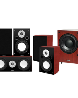 Fluance Xl Series 5.1 High Performance Compact Home Theater Surround Sound Speaker System With Db150 Powered Subwoofer